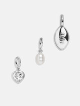 BaubleBar Silver Crystal Heart Cluster Charm - Heart Gem - 
    Enjoy 20% Off Necklaces – For a Limited Time
  
