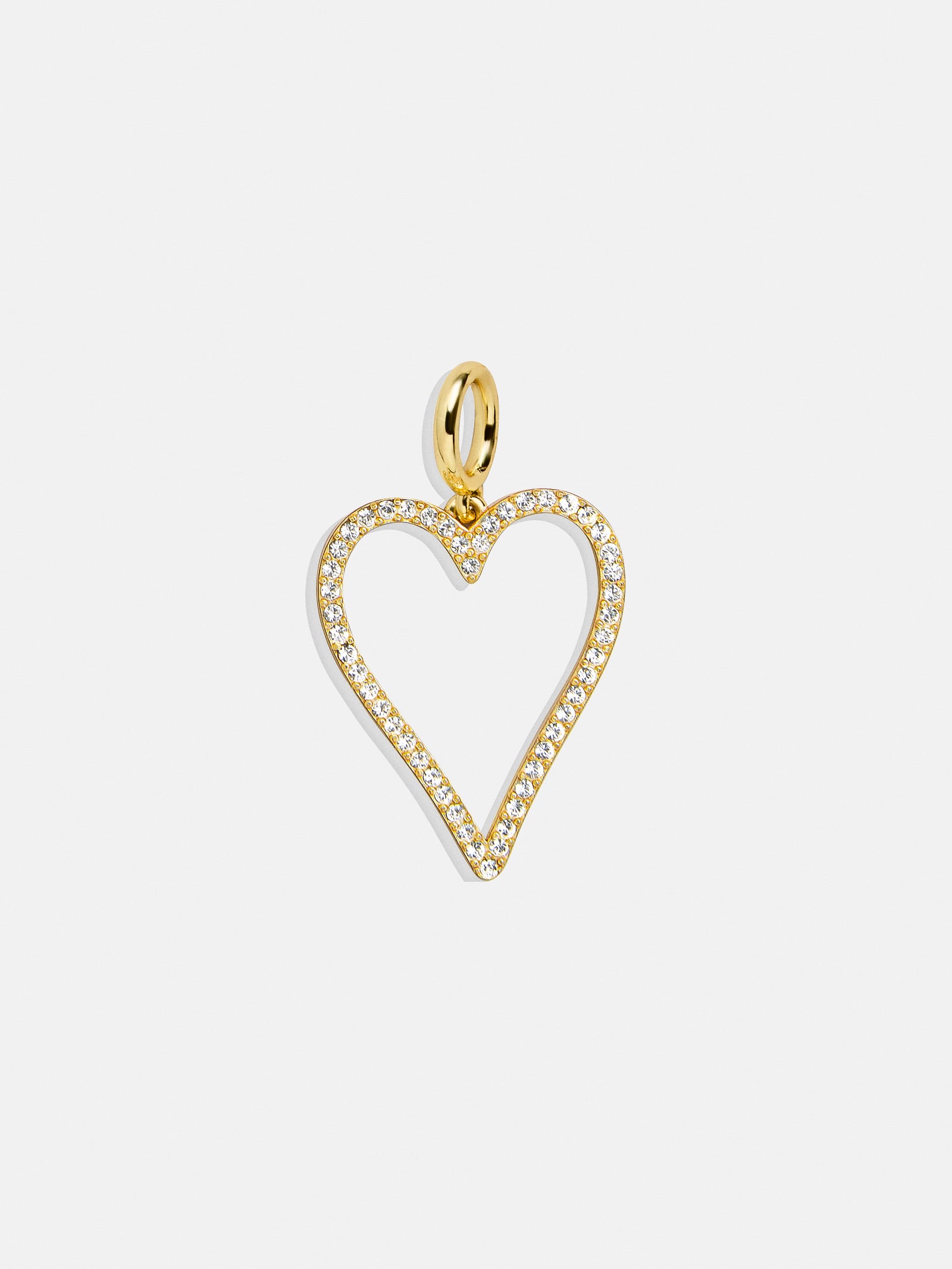 Pave Heart Cluster Charm