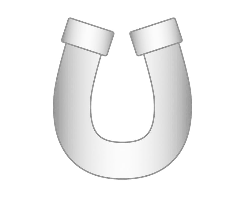 Horseshoe Icon - Silver