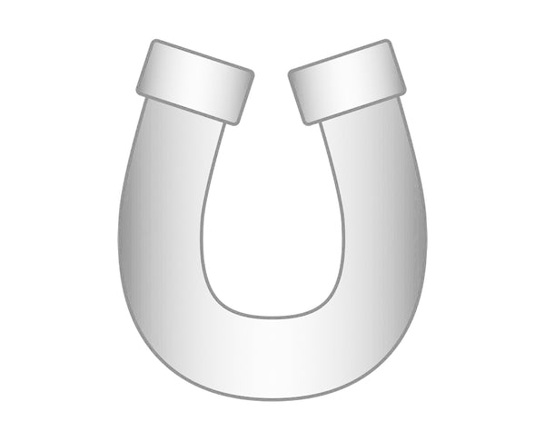 Horseshoe Icon - Silver