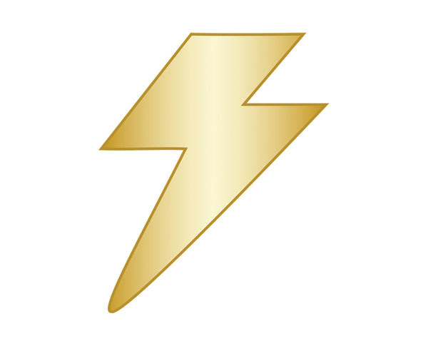 Lightning Bolt Icon - Gold