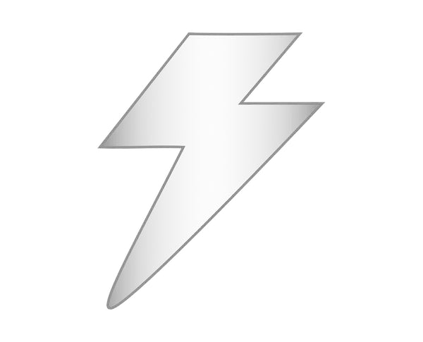 Lightning Bolt Icon - Silver