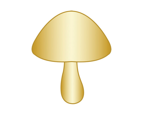 Mushroom Icon - Gold