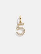 BaubleBar Pavé Number Cluster Charm - 5 - 
    Create your own charm necklace
  
