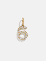 BaubleBar Pavé Number Cluster Charm - 6 - 
    Create your own charm necklace
  
