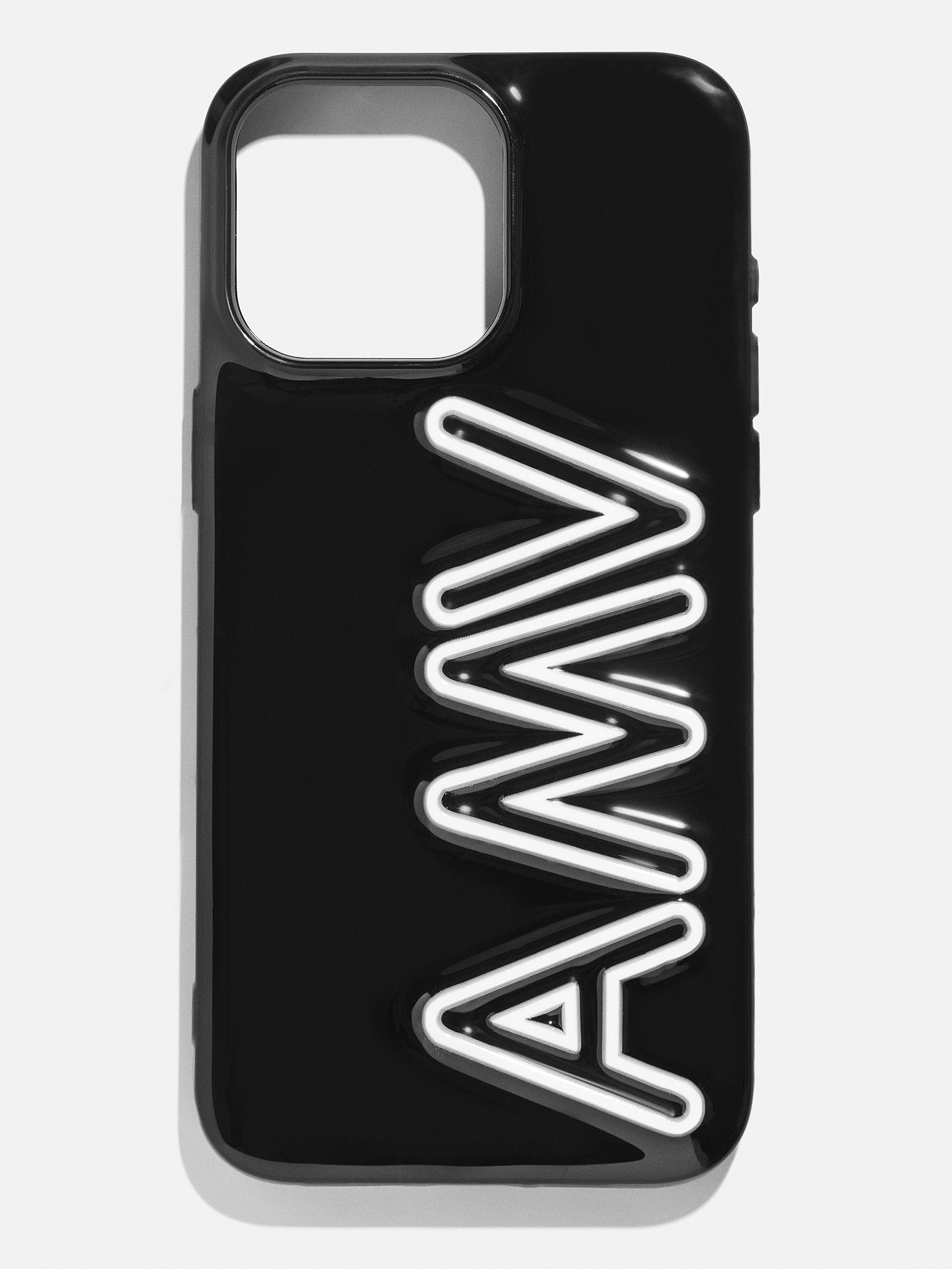 Fine Line Custom iPhone Case - Black/White