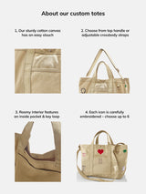 BaubleBar Beige - 
    Hand select 6 icons to personalize your tote
  
