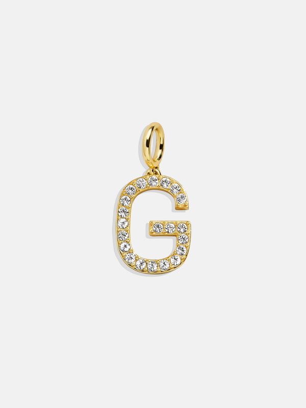 Pavé Initial Cluster Charm - G