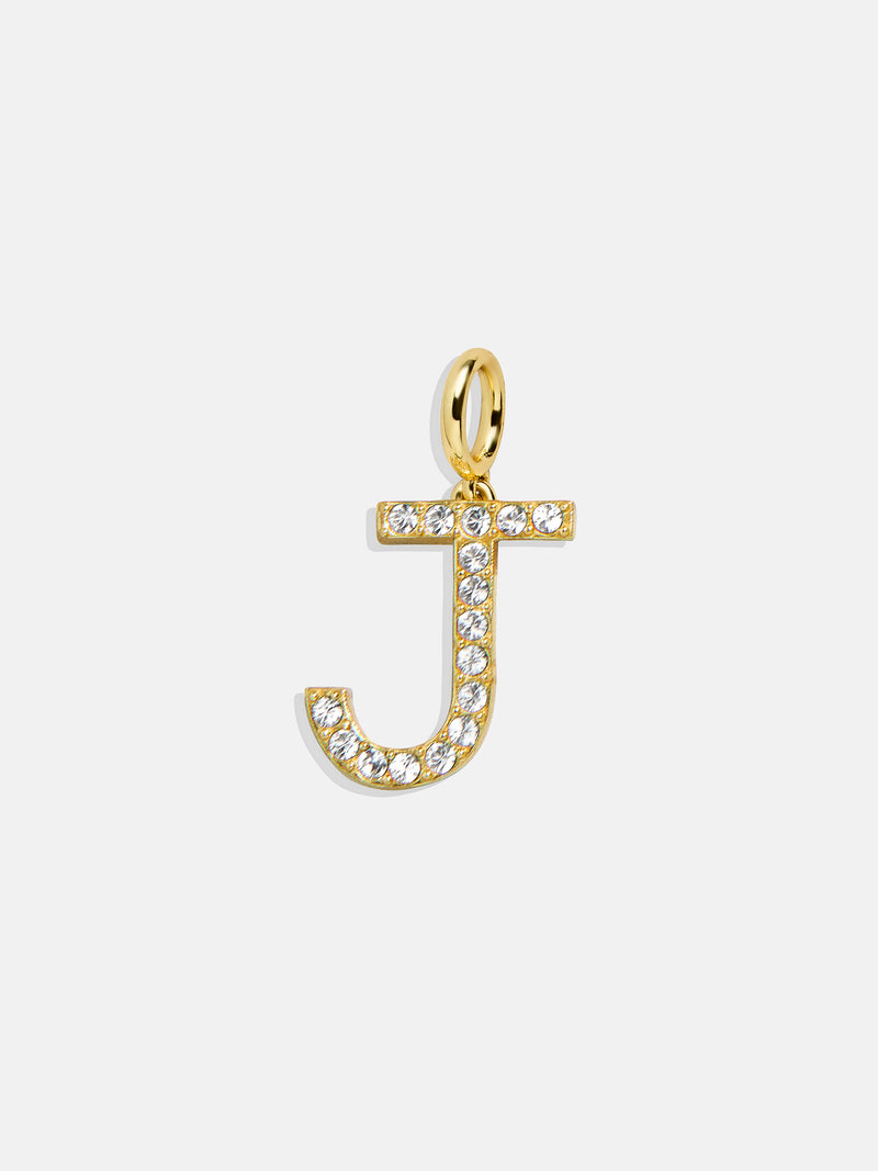 Pavé Initial Cluster Charm - J