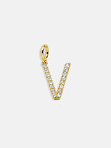 BaubleBar Pavé Initial Cluster Charm - V - 
    Enjoy 20% Off Necklaces – For a Limited Time
  
