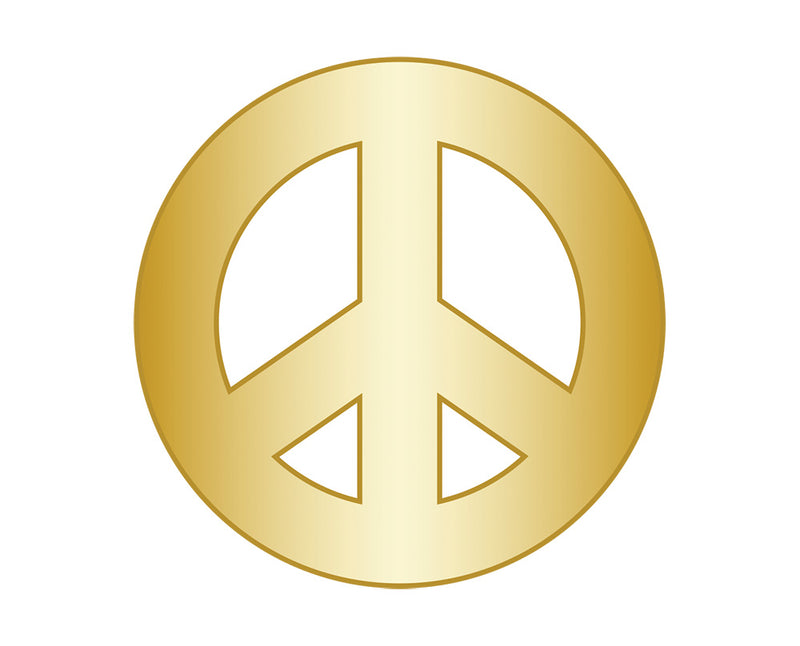 Peace Icon - Gold