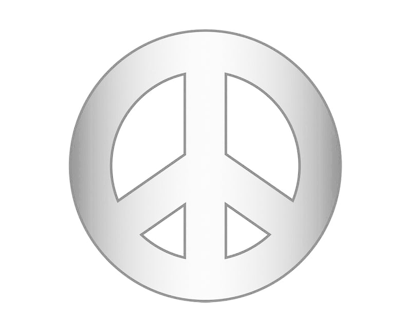 Peace Sign - Silver