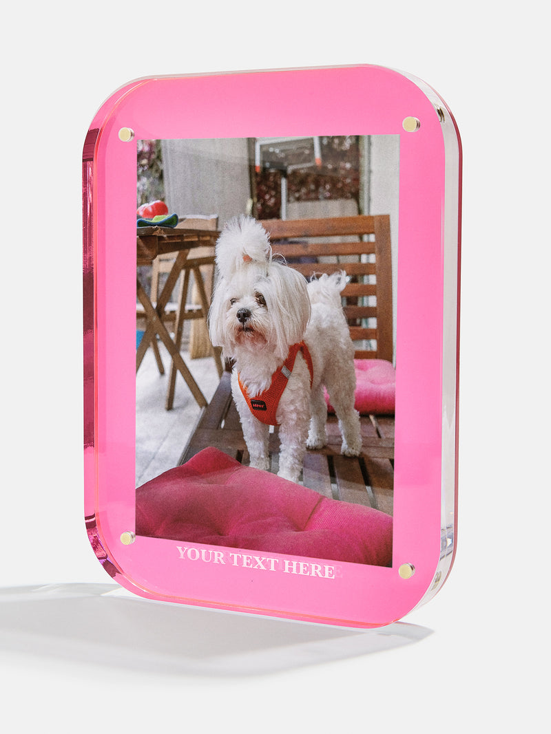 BaubleBar Hot Pink - 
    Complimentary picture printing and engraving
  
