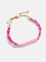 BaubleBar Kids' Custom Acrylic Nameplate Bracelet - Translucent Pink - 
    Kids custom bracelet - available in 5 colors
  
