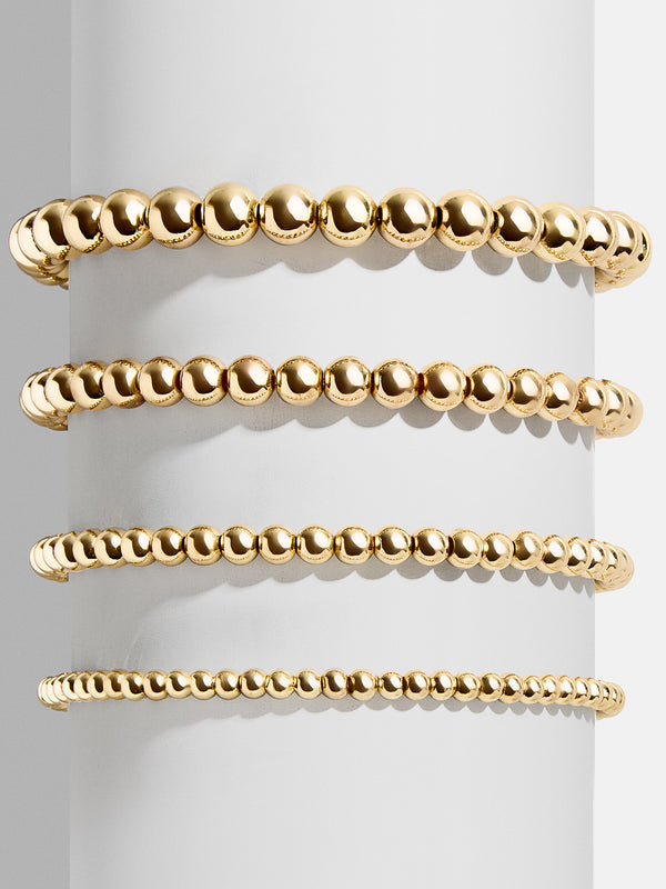 Gold Pisa Bracelet - 4mm