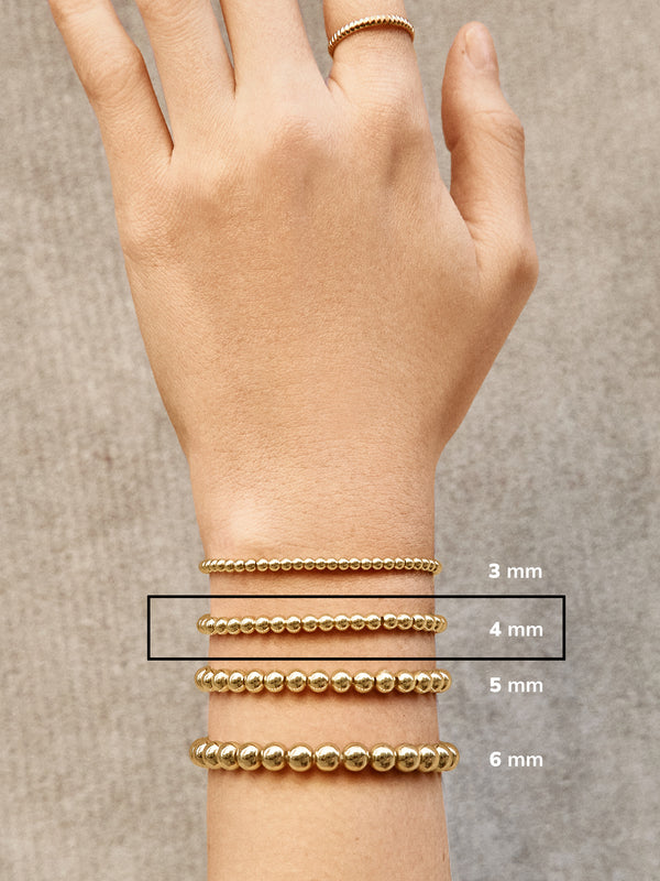 18K Gold Birthstone Pisa Bracelet - Amethyst