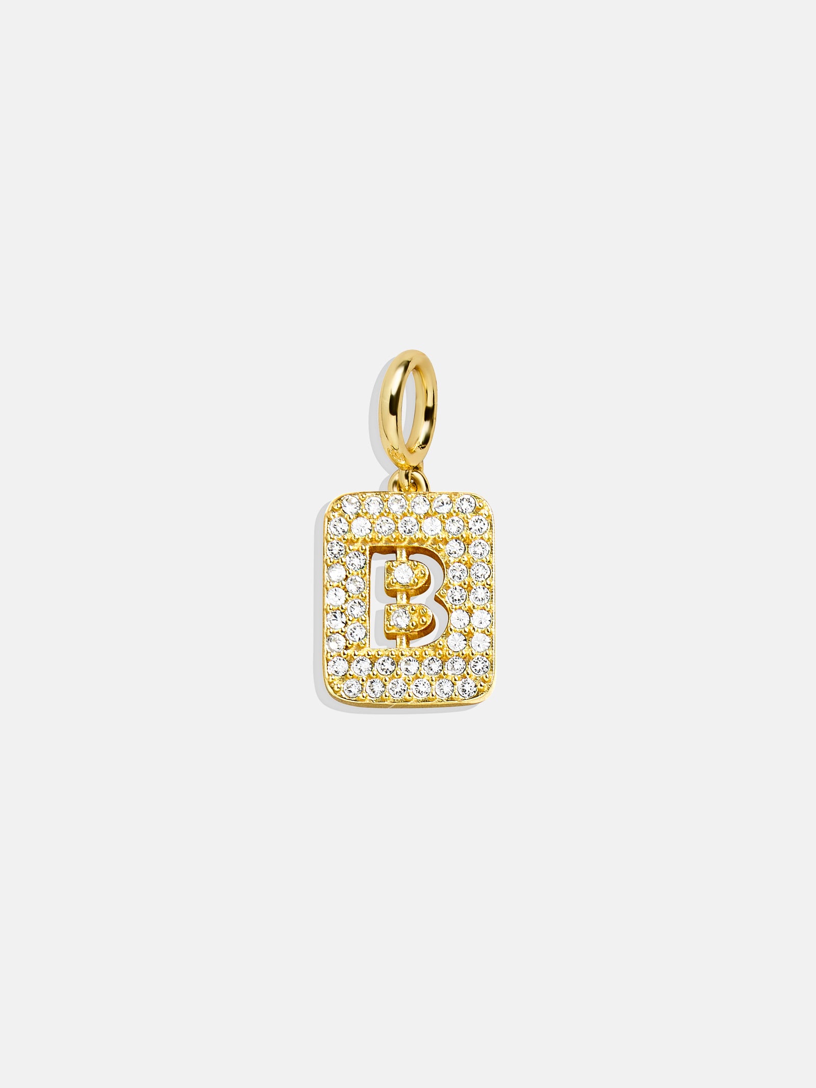 Block Pavé Initial Cluster Charm - B