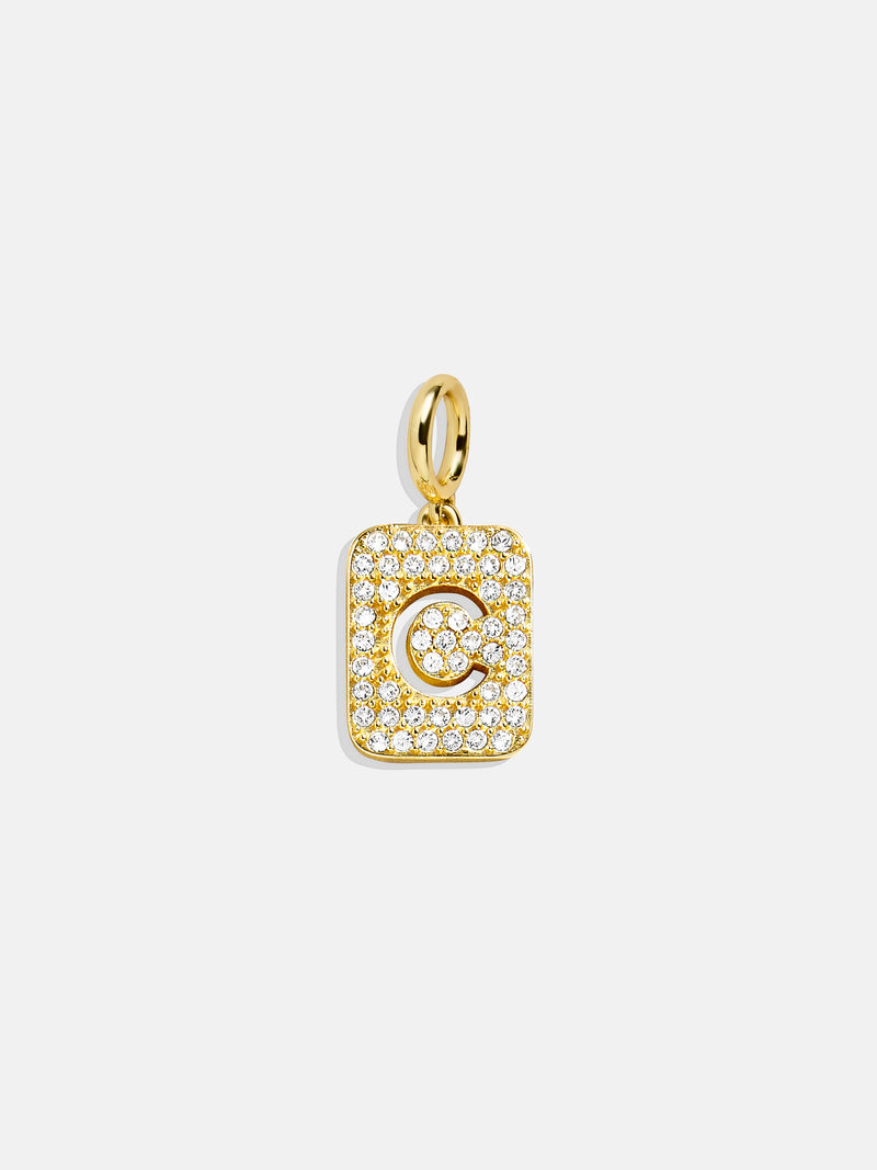 BaubleBar Block Pavé Initial Cluster Charm - C - 
    Enjoy 20% Off Necklaces – For a Limited Time
  
