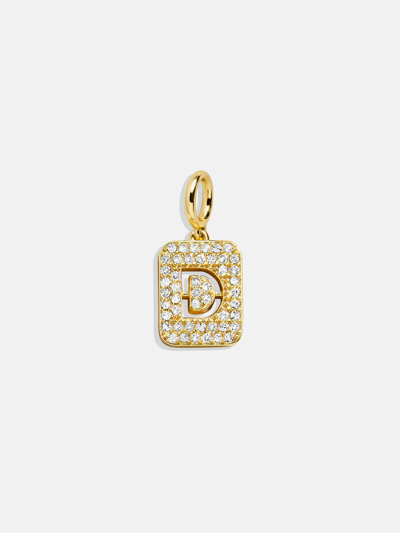 BaubleBar Block Pavé Initial Cluster Charm - D - 
    Enjoy 20% Off Necklaces – For a Limited Time
  
