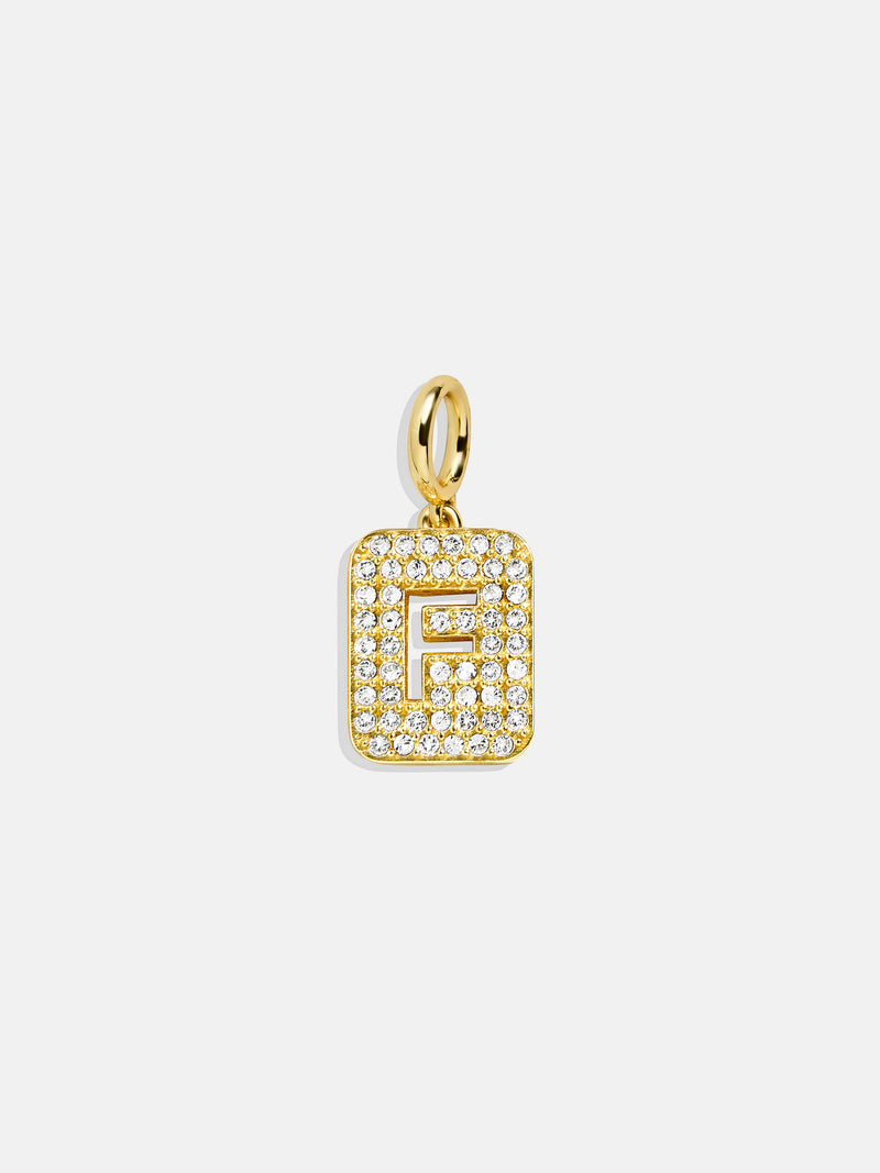 BaubleBar Block Pavé Initial Cluster Charm - F - 
    Enjoy 20% Off Necklaces – For a Limited Time
  
