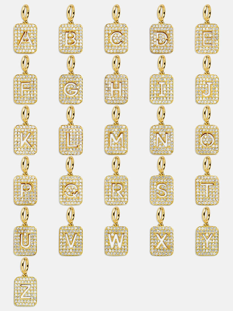 BaubleBar Block Pavé Initial Cluster Charm - B - 
    Create your own charm necklace
  
