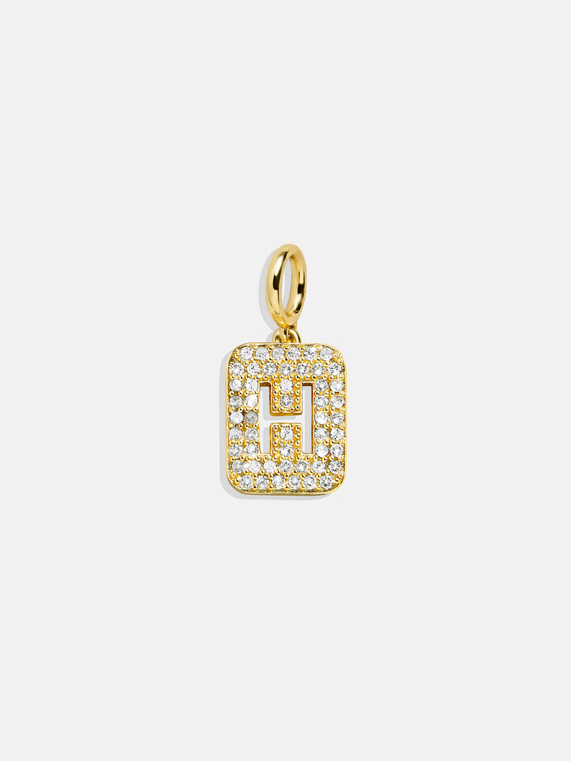 BaubleBar Block Pavé Initial Cluster Charm - H - 
    Enjoy 20% Off Necklaces – For a Limited Time
  
