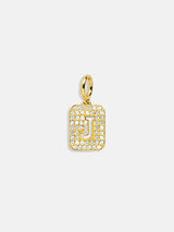 BaubleBar Block Pavé Initial Cluster Charm - J - 
    Create your own charm necklace
  
