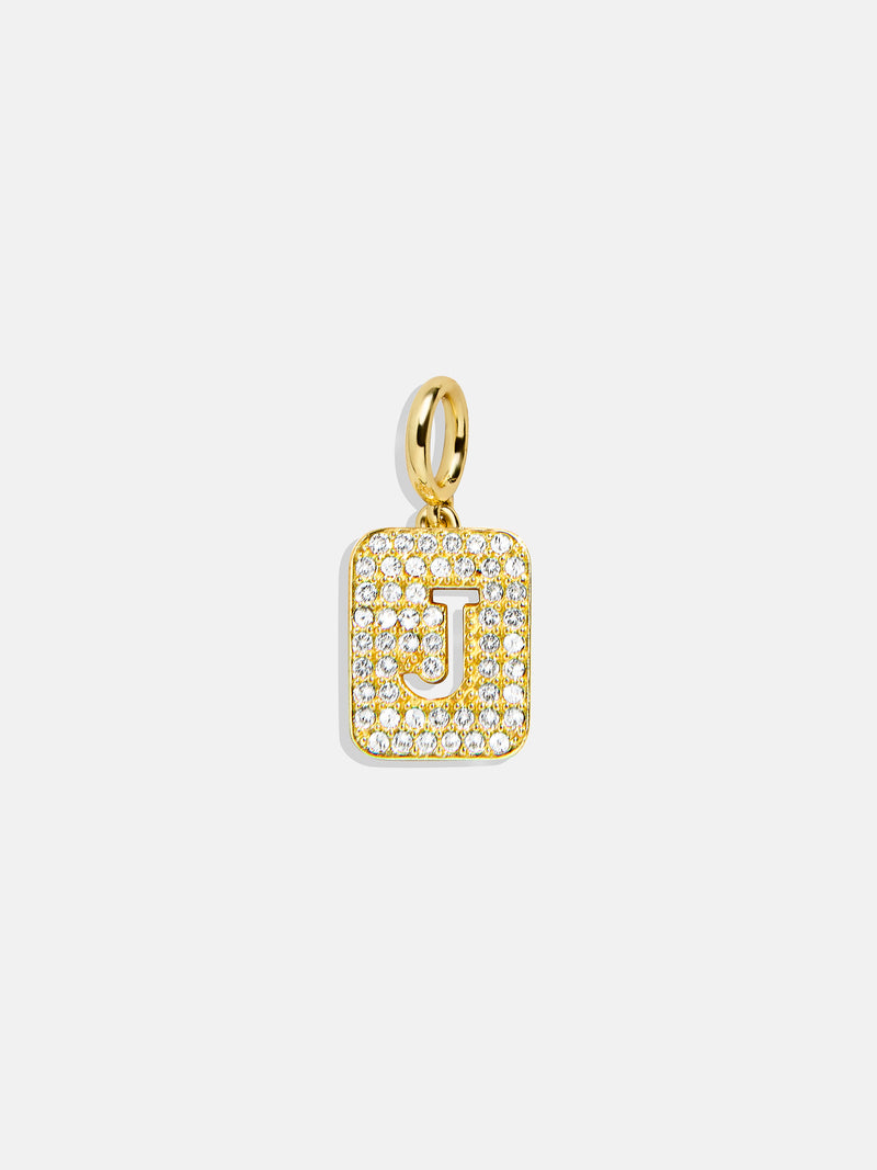 BaubleBar Block Pavé Initial Cluster Charm - J - 
    Enjoy 20% Off Necklaces – For a Limited Time
  
