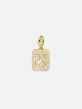 BaubleBar Block Pavé Initial Cluster Charm - K - 
    Create your own charm necklace
  
