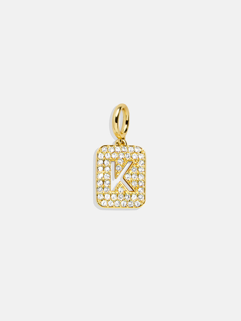 BaubleBar Block Pavé Initial Cluster Charm - K - 
    Enjoy 20% Off Necklaces – For a Limited Time
  
