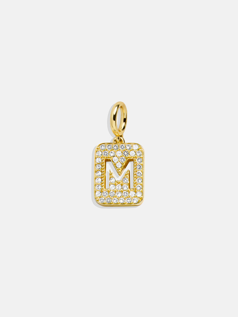 BaubleBar Block Pavé Initial Cluster Charm - M - 
    Enjoy 20% Off Necklaces – For a Limited Time
  
