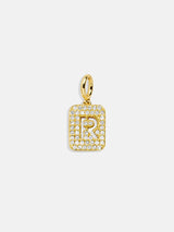 BaubleBar Block Pavé Initial Cluster Charm - R - 
    Create your own charm necklace
  
