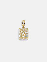 BaubleBar Block Pavé Initial Cluster Charm - V - 
    Create your own cluster charm necklace
  
