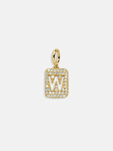 BaubleBar Block Pavé Initial Cluster Charm - W - 
    Create your own cluster charm necklace
  
