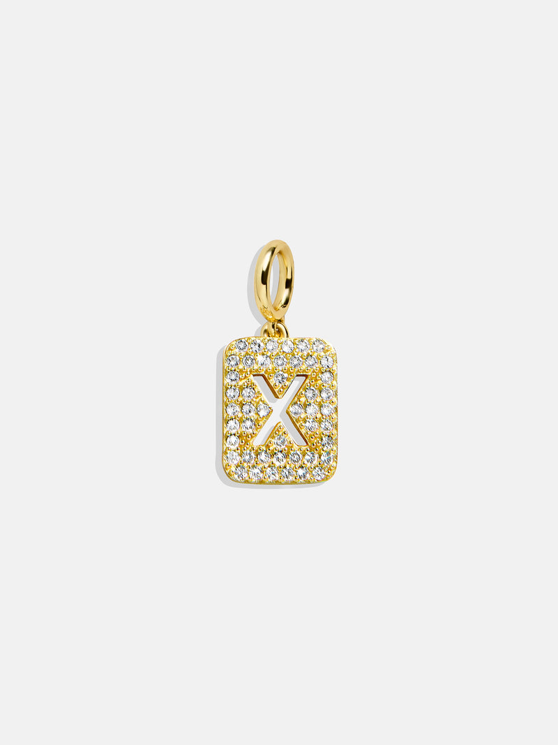 BaubleBar Block Pavé Initial Cluster Charm - X - 
    Enjoy 20% Off Necklaces – For a Limited Time
  
