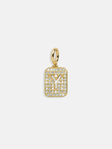 BaubleBar Block Pavé Initial Cluster Charm - Y - 
    Create your own cluster charm necklace
  
