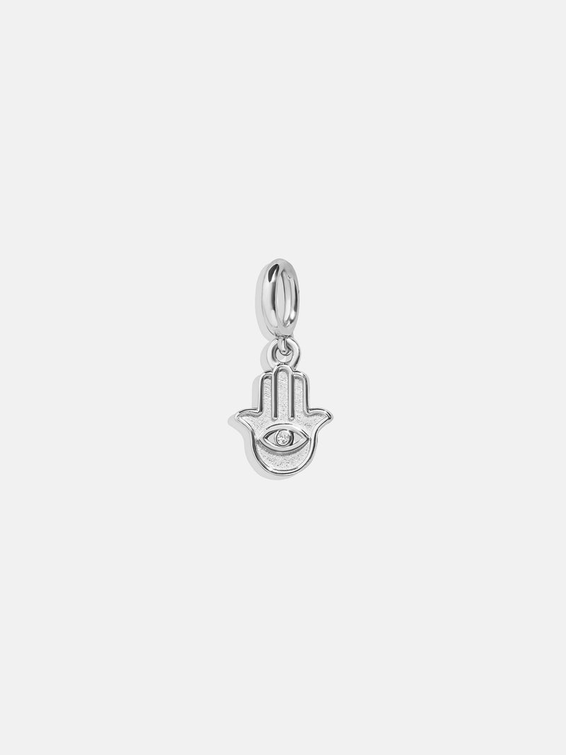 Hamsa Silver Cluster Charm - Hamsa