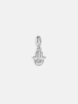 BaubleBar Hamsa Silver Cluster Charm - Hamsa - 
    Enjoy 20% Off Necklaces – For a Limited Time
  
