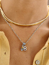 BaubleBar Classic Silver Initial Cluster Charm - B - 
    Get Gifting: Enjoy 20% Off
  
