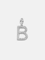 BaubleBar Silver Pave Initial Cluster Charm - B - 
    Get Gifting: Enjoy 20% Off
  
