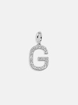 BaubleBar Silver Pave Initial Cluster Charm - G - 
    Get Gifting: Enjoy 20% Off
  
