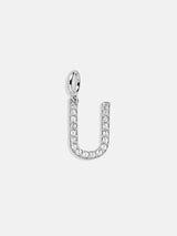 BaubleBar Silver Pave Initial Cluster Charm - U - 
    Get Gifting: Enjoy 20% Off
  
