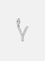 BaubleBar Silver Pave Initial Cluster Charm - Y - 
    Get Gifting: Enjoy 20% Off
  
