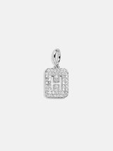 BaubleBar Silver Block Pave Cluster Charm - H - 
    Early Black Friday Deal: 20% Off Custom Gifts
  
