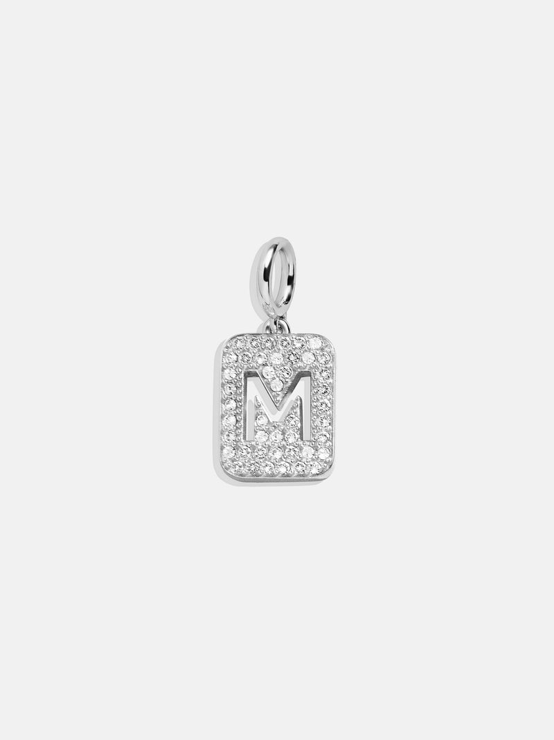 BaubleBar Silver Block Pave Cluster Charm - M - 
    Early Black Friday Deal: 20% Off Custom Gifts
  
