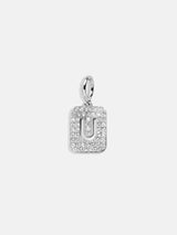 BaubleBar Silver Block Pave Cluster Charm - U - 
    Early Black Friday Deal: 20% Off Custom Gifts
  
