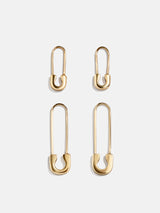 BaubleBar Mini Spillo 18K Gold Earrings - S - 
    Ends Tonight: Enjoy 25% Off
  
