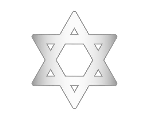 Star of David Icon - Silver