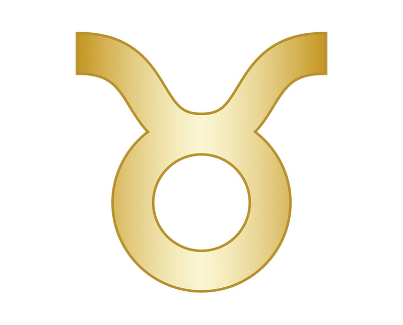 Taurus Zodiac Icon - Gold