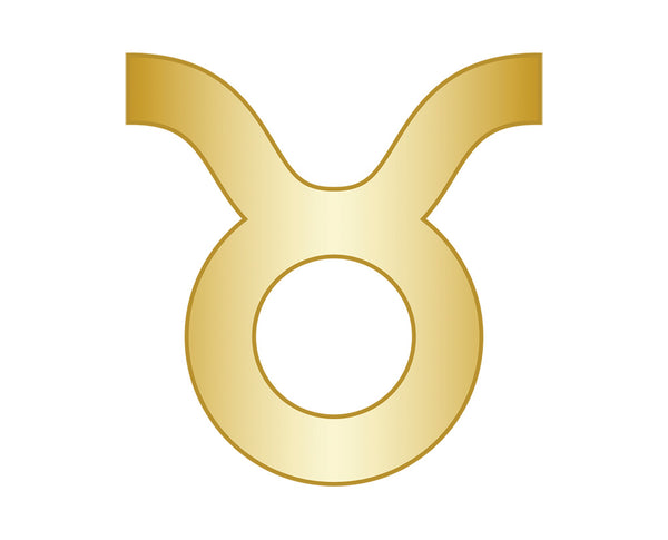 Taurus Zodiac Icon - Gold